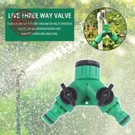 Live Tee With Switch Valve Diverter Diverter Washing Machine Tap Connector One In Two Out R7v9