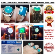 Batu Permata Cincin Bacan Doko Palamea Asli Kristal 100% Original 1011