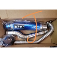 GL RACING EXHAUST TURBO Z OPEN 32MM Y15ZR LC135 RS150