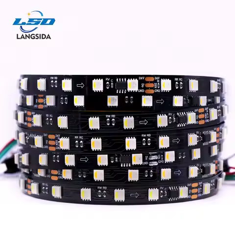 Tira De Luces Led WS2814 DC12V 24V 4 en 1 Similar SK6812 RGBW Píxeles Direccionables WS2811 RGBWW RG