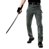 Consul IX9 Tactical Trousers Men Loose IX7 Outdoor Multi-pocket Overalls Military Fan Pants Pure Cot