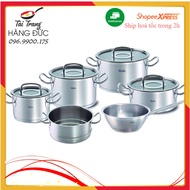 Fissler Profi Original pot set with glass lid 6 Piece