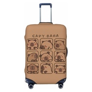 Capybara ผ้าคลุมกระเป๋าเดินทาง ผ้าสแปนเด็กซ์ แบบยืดหยุ่น ยืดหยุ่น Luggage Cover 18 20 22 24 26 28 3