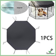 [ Dog Playpen Cover, Waterproof, Dog Cage Cover, Sun Protection, Rain Cover, Foldable Enclosure Cove