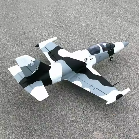 6 CH FlyFans Black Diamond L-39 Albatros 64mm RC EDF Jet PNP Model Plane