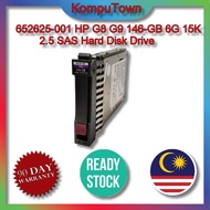 HPE 146GB HDD 2.5" SAS 15K Enterprise Server Hard Drive (652625-001)