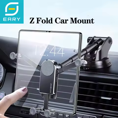 Eary for Galaxy Z Fold 6 5 Car Mount Gravity Thick Case Friendly Phone Holder for Samsung Z Fold 6 5