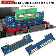 CRAFTSERIES Laptop DDR4 RAM to Desktop Adapter Card Memory Tester SO DIMM to DDR4 Converter L6R1