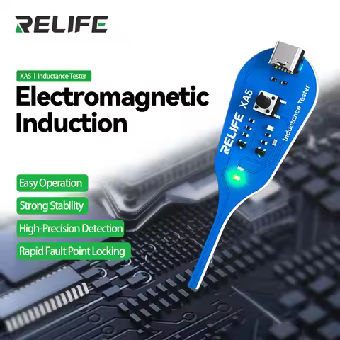 RELIFE XA5 Inductance tester quickly locate the fault point for testing the quality of inductors on 