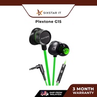 Plextone Magnetic Stereo Wired In Ear Strong Bass HD Audio Earphones Headset With Mic Noise Cancella