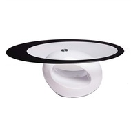 Table Large table Simple Hole Designer Glass dubai coffee Tea dubai Oval table Modern 4X8X