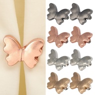 4Pairs Butterfly-shaped Magnetic Curtain Clip - Curtain Close Magnet Buckle - Window Screen Clamp - 