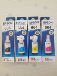 EPSON 664 ดำ+สี ของใหม่แท้ 100% มีรับประกันจากผู้ขาย