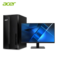 【促銷：主機+螢幕】宏碁 acer Aspire TC-1780_EX 桌上型電腦/i5-13400F/8G DDR4/GTX1650 4G/512G SSD/500W/Win11/附鍵盤滑鼠/三年保固+【22型】Acer V227Q