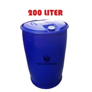 Used Tong Drum Plastik Tong Biru Tong Air 200Liter