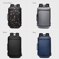 OZUKO Multifunction Large Capacity Waterproof Men Backpack Business Travel Luggage Bags