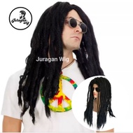 NATURAL BLACK MEN'S DREAM HAIR WIG / REGGAE DREAM WIG WIG FOR MEN