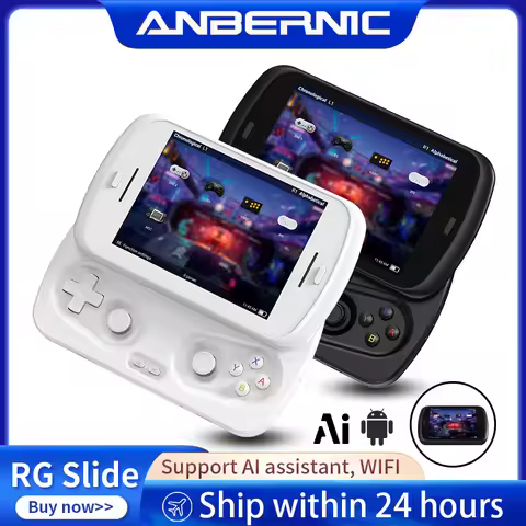 Anbernic RG Slide Handheld Game Console 4.7" LTPS In-Cell Multi-touch Screen AI Android Gaming Playe