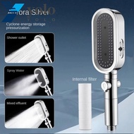 YOLO Shower Spray Nozzle, High Pressure Handheld Shower Head, Luxury 3-mode Water Saving Adjustable Rainfall Shower Head Bathroom Accessary