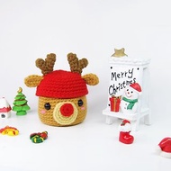 紅鼻子麋鹿收納桶-聖誕節-收納