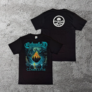 Kaos Architects - Seeing Red Satanic Cat Tshirt Distro Band Metal Katun Combed