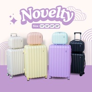 กระเป๋าเดินทาง รุ่น Novelty 6สี ขนาด 14 20 24 29 นิ้ว HUGE กระเป๋าเดินทางล้อลาก กระเป๋าเดินทางเฟรมซิป มีล้อลาก ทนทาน น้ำหนักเบา 4 ล้อ การหมุน 360 ป้องกันขโมย กันน้ำ