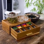 Storage Box Storage Box Wooden Drawer Tea Set Tea Bag Tea Box Tea Bag Storage Tea Bag Storage Rack C