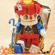 Wekki Block Viggi 506187 Poker Kingdom Series Joker Clown Gift Decoration Building Brick Toy