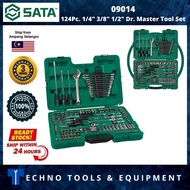 SATA Socket Wrench Set 120pc 1/4,3/8,1/2  Metric & SAE 09014 - New & Original