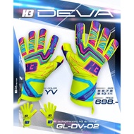 Goalkeeper Gloves H3 DEVA 2 Model 5 Inch Finger Safe H3 Goalkeeper Glove