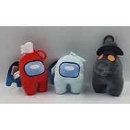 3pcs Pack C - Among Us Keychain Backpack Plush (13cm to 15cmH)