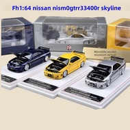 1:64 Nissan GTR R32 R33 R35 400R Diecast Model Car Set for Collectors – Skyline Series