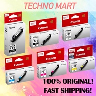 [SG Local Stock] Original Canon PGI-770XL Black CLI-771XL Black Cyan Magenta Yellow Grey Ink 770 771