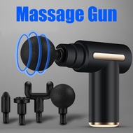 Mini Massage Gun, Percussion Deep Tissues Muscle Massager Gun with 6 Speeds, Type-C Charging, 35DB Ultra Quiet, Portable Electric Handheld Body Massager for Back Neck Pain Relief