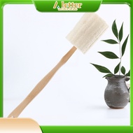 1pcs Wooden Handle Luffa Loofa Sponge Scrubber Brush Bath Brush,Natural Loofah Luffa Bath Brush
