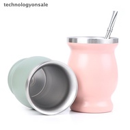 [Tech] Yerba Mate Cup 304 Stainless Steel 8oz Argentine Yerba Mate Gourd With illas Boutique