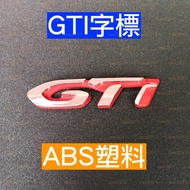 GTi PEUGEOT Wordmark Letter Mark Tail Trunk Car Rear 206 307 208 308 T9 306
