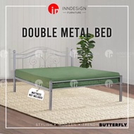 tbbsg homefurniture BUTTERFLY Queen Size Metal Bed Frame (Deliver Within 3-5 Days)