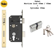 Yale Mortise Lock 40mm 60mm Euro Profile Cylinder 60mm Package