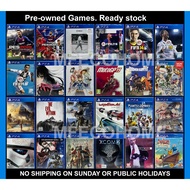 PS4 Games Pre Owned Used FIFA F1 Uncharted Wrestling PHYSICAL DISC PS5 Set A