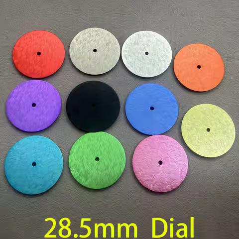 Customized Multicolor NH35 Dial Scale textur 28.5mm dial for NH35/NH36/7S26 movements watch replacem
