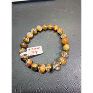(AI426)(9-9.4mm)Multi-jeweled rabbit fur bracelet with Aura 23 vip quality size 9.4mm