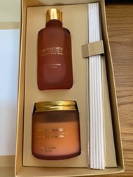 Laline home fragrance kit 香薰組合（經典擴香110 mL、蠟燭70 g)