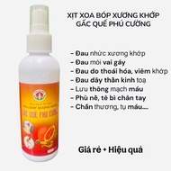 Bone and Joint Massage Spray, Phu Cuong Gac Cinnamon, Bone and Joint Pain, Muscles, Shoulders and Ne