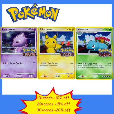 Pokemon Cards Starry Sky Dragon (DR) Charizard 100 Rumble (RM) Pikachu Mewtwo Venusaur Foil PTCG Pro