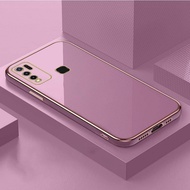 Electroplated Plating Square Frame Phone Case For OPPO A95 A93s A93 A77 A57 A57s A56s A53s A53 A33 K