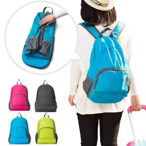Ultralight Nylon waterproof Travel Daypack Bag Foldable Outdoor mountaineering backpack Large capaci