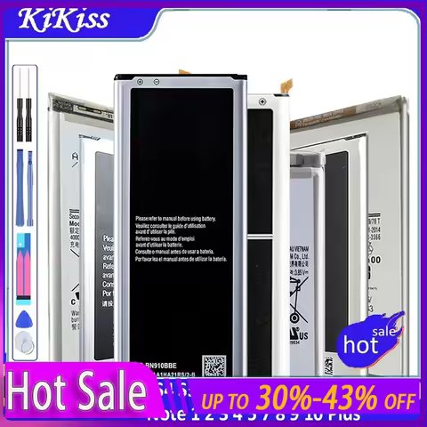 Battery for Samsung Galaxy Note 1 2 3 4 5 7 8 9 10 Plus/S2 S3 S4 S5 S6 S7 S8 S9 mini Edge Plus SM N9