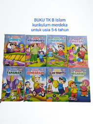 satu paket buku TK B Islam kurmer untuk usia 5-6 tahun penerbit Irfan Aksara media