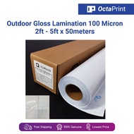 [Ready Stock] Matt / Gloss Lamination 100 Micron (Cold Lamination Material)